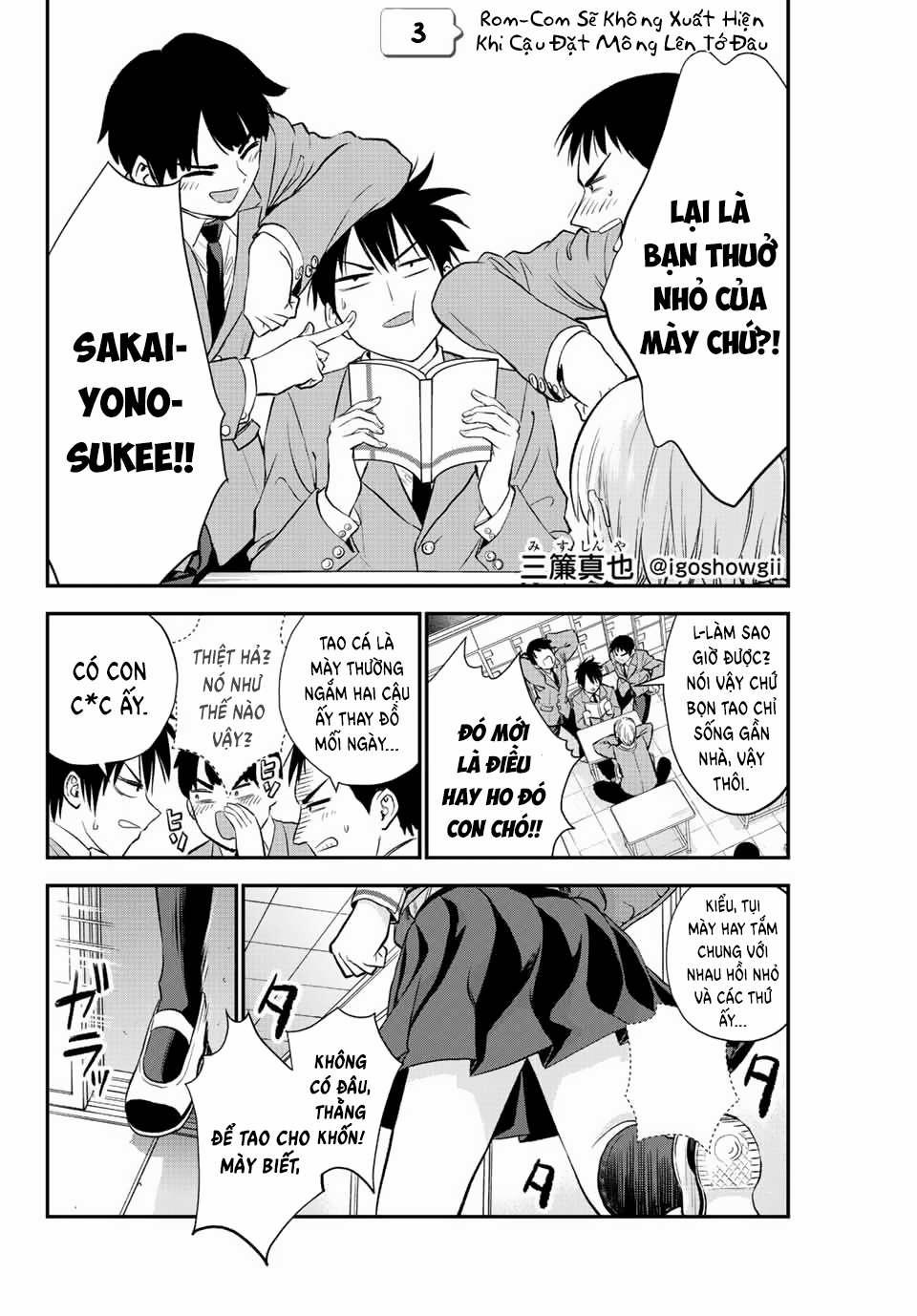 Làm Gì Có Chuyện Tình Hài Hước Giữa Bạn Thuở Nhỏ Được! 3 trang 3