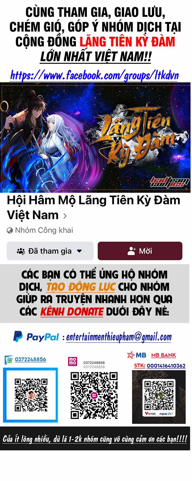 Lãng Tiên Kỳ Đàm 80 trang 0