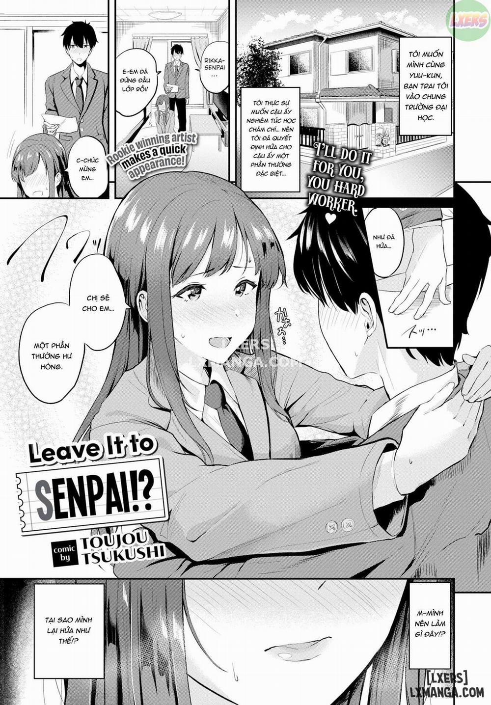 Leave It to Senpai Oneshot trang 3
