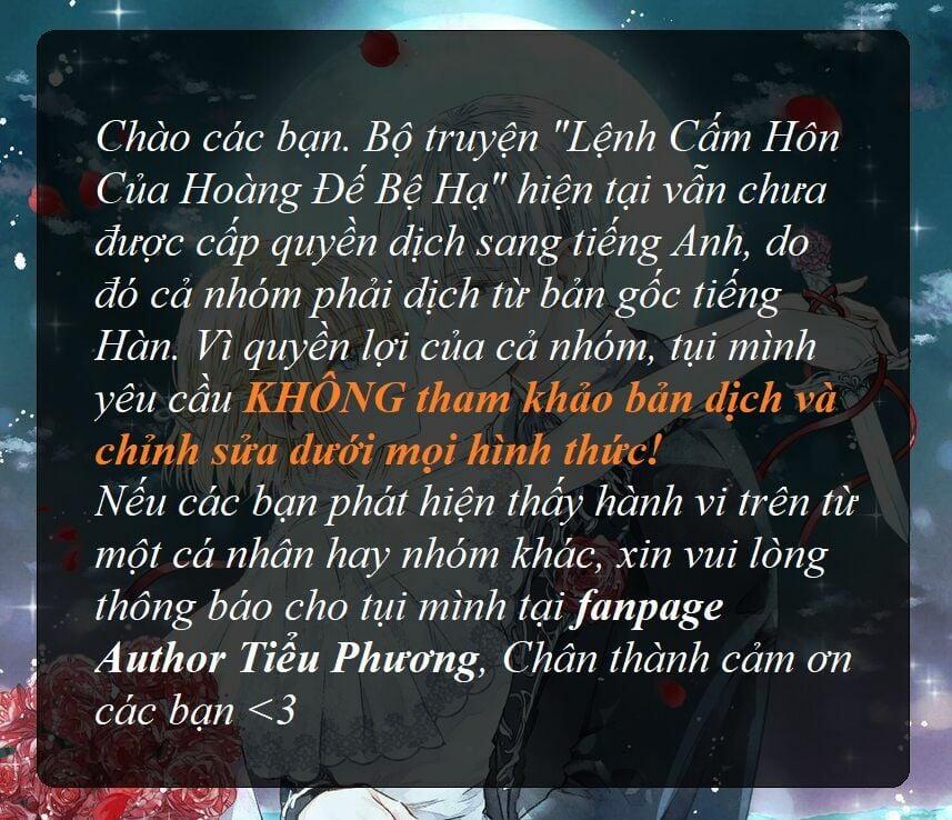 Lệnh Cấm Hôn Của Hoàng Đế Bệ Hạ 3 trang 2