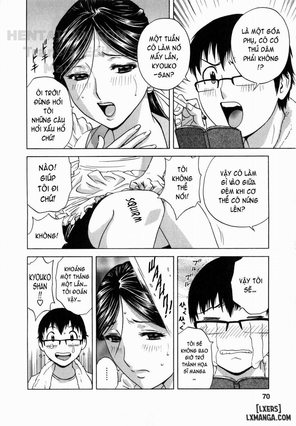 Life with Married Women Just Like a Manga 4 trang 12