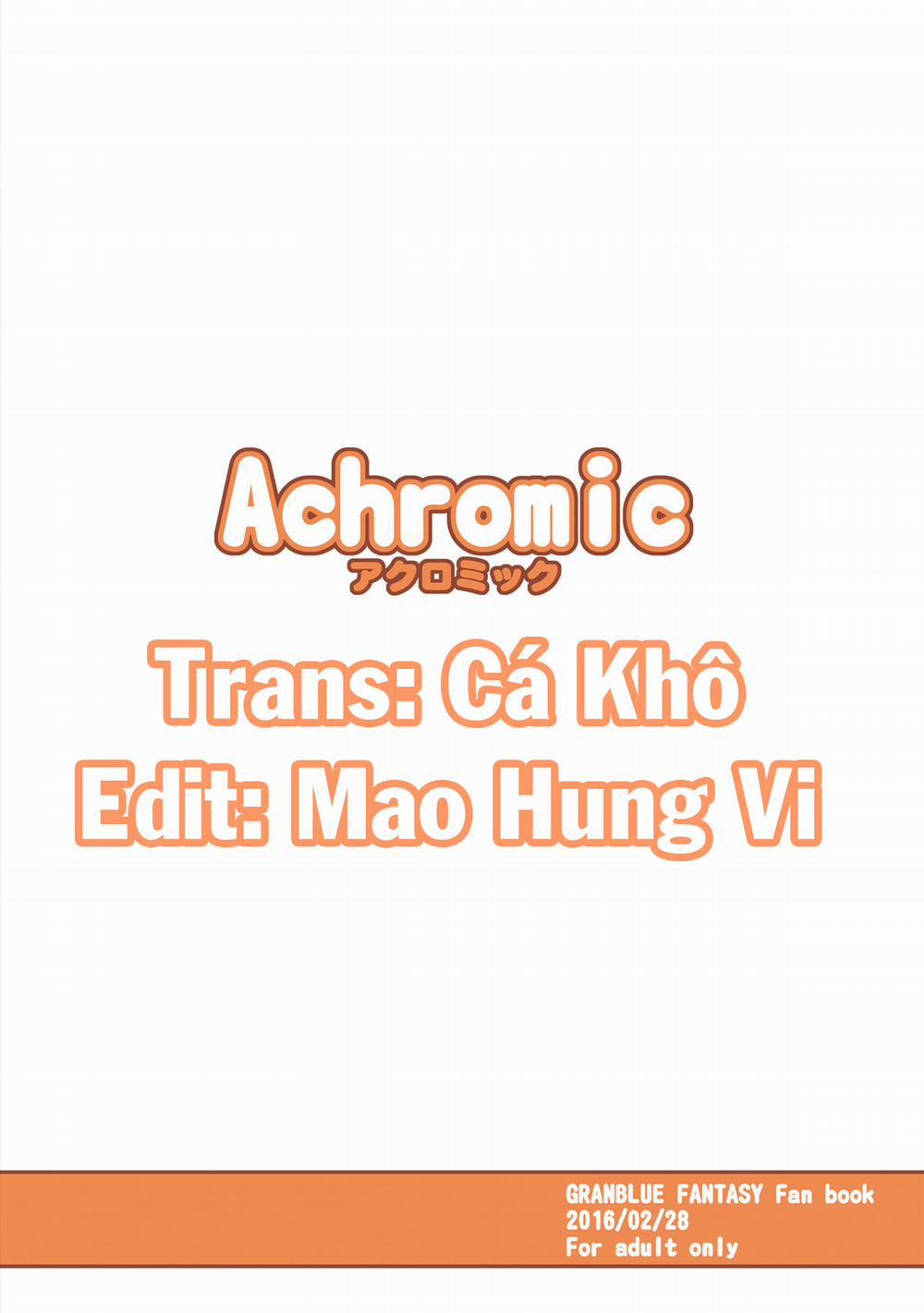 Loli&Futa Vol. 4 (Granblue Fantasy) Oneshot trang 27