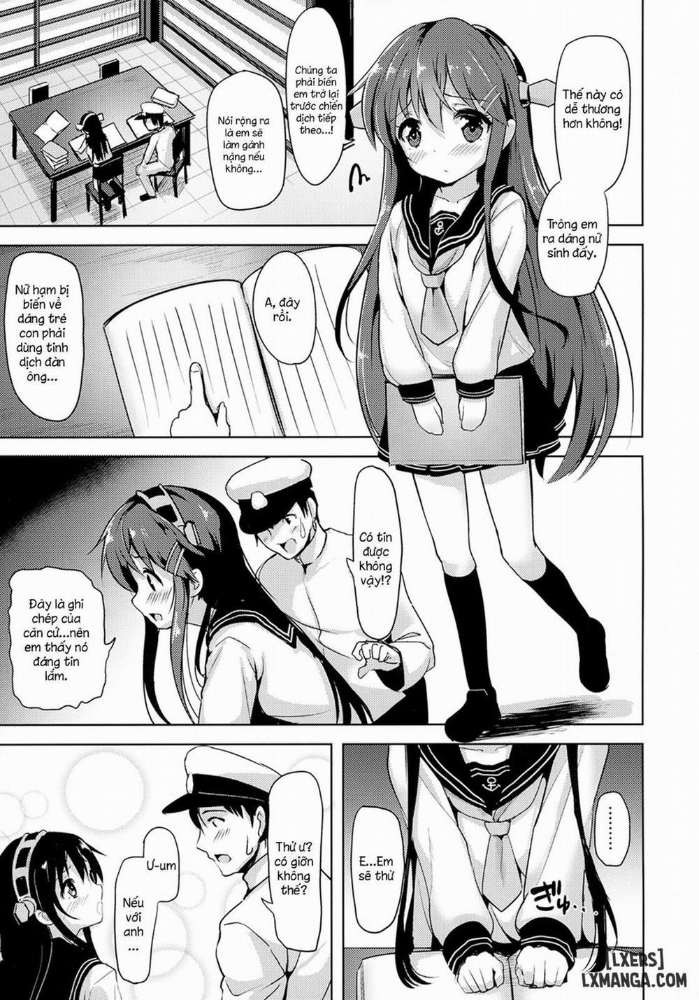 Loli Haruna Ga Teitoku No Seieki De Moto Ni Modoru Hon Oneshot trang 3