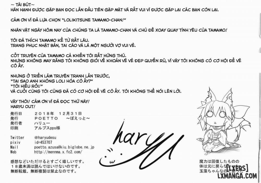 Lolikkitsune Tamamo-chan Oneshot trang 30