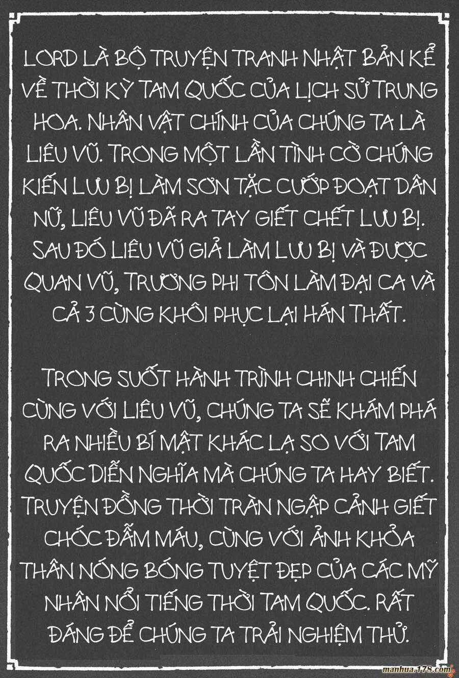 Lord - Bá Vương 1 trang 2