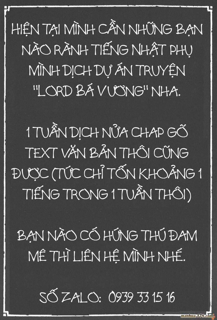 Lord - Bá Vương 2 trang 1