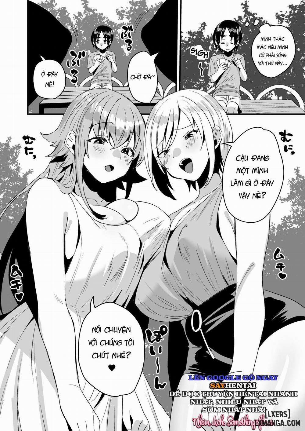 Lotion Succubus no Nurunuru Sakusei Inmu W | Lotion Succubus' Slippery Lewd Dream W Oneshot trang 3