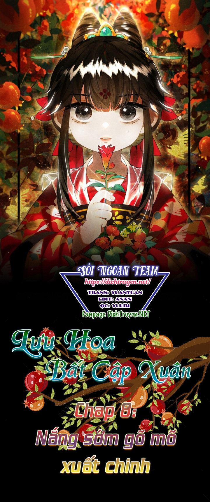 Lưu Hoa Bất Cập Xuân 8 trang 0
