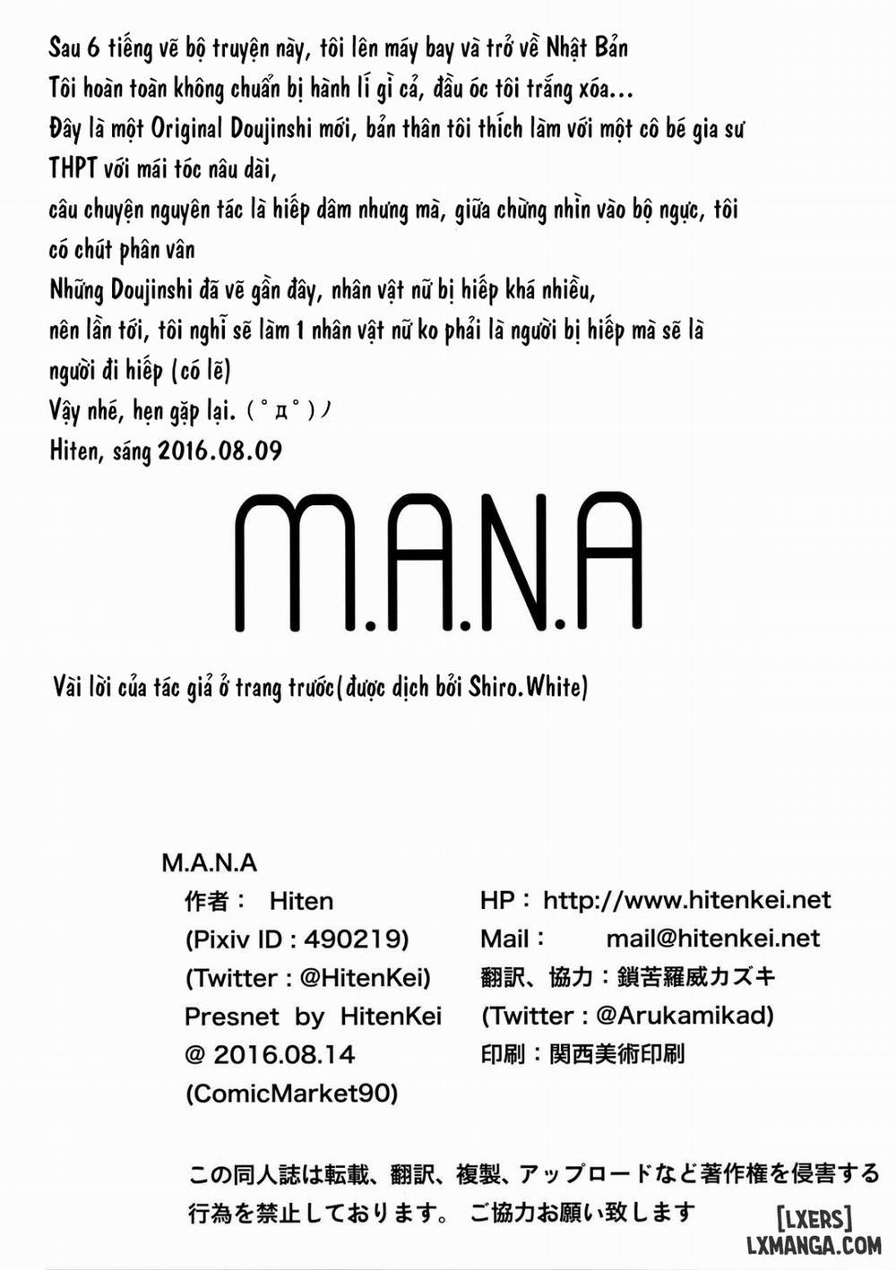 M.A.N.A Oneshot trang 20
