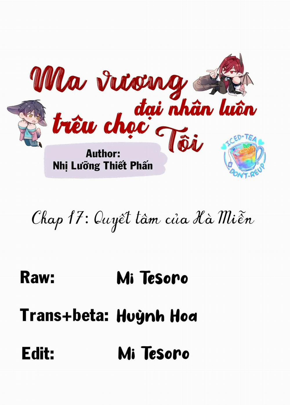 Ma Vương Đại Nhân Luôn Trêu Chọc Tôi 17 trang 0