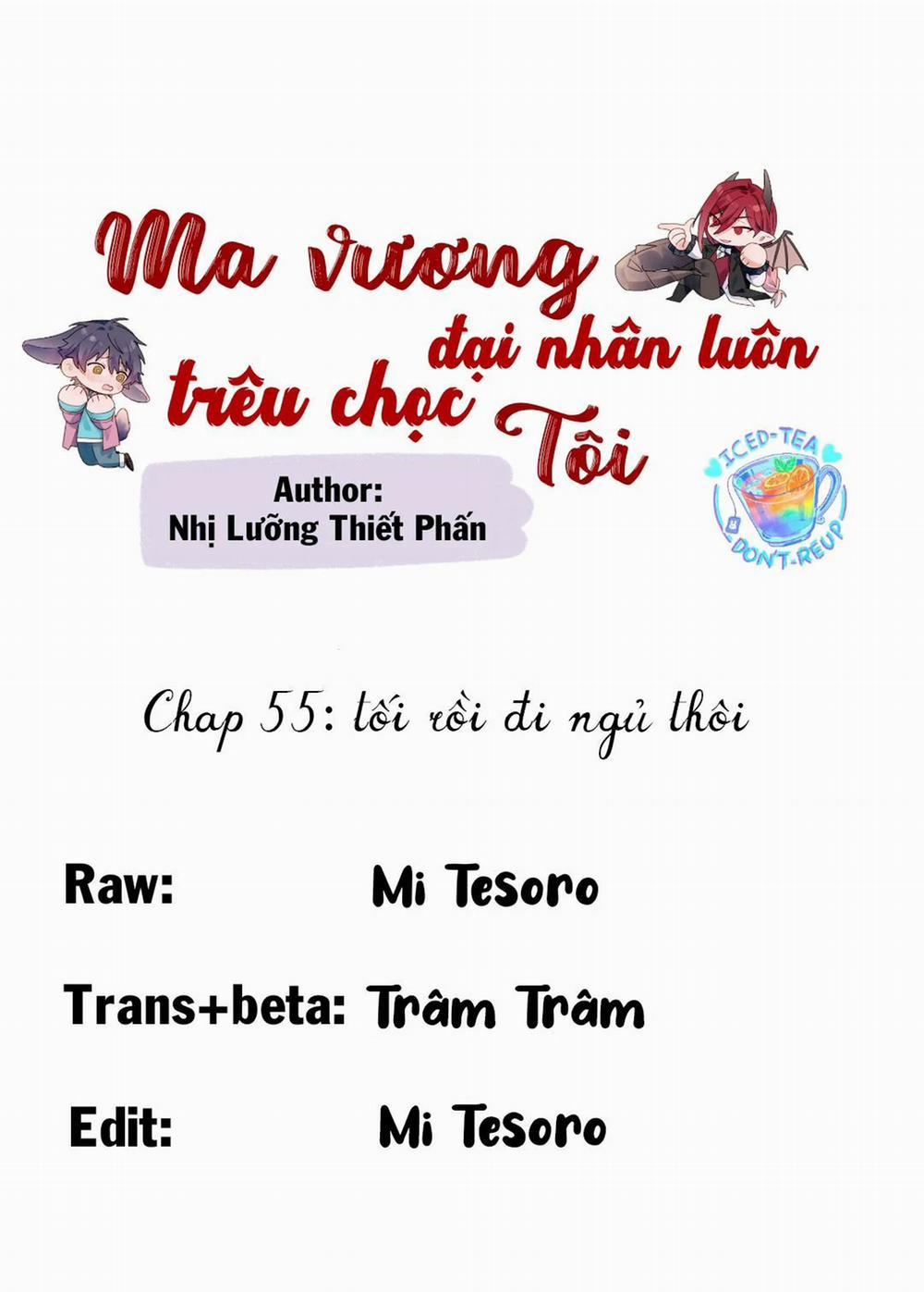 Ma Vương Đại Nhân Luôn Trêu Chọc Tôi 55.2 trang 0