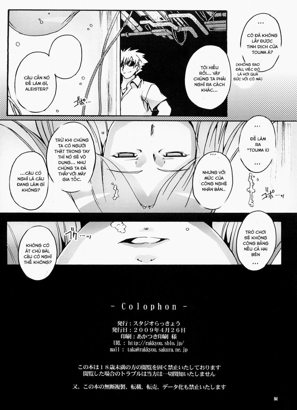 Magic x Science (Toaru Majutsu no Index) Oneshot trang 22