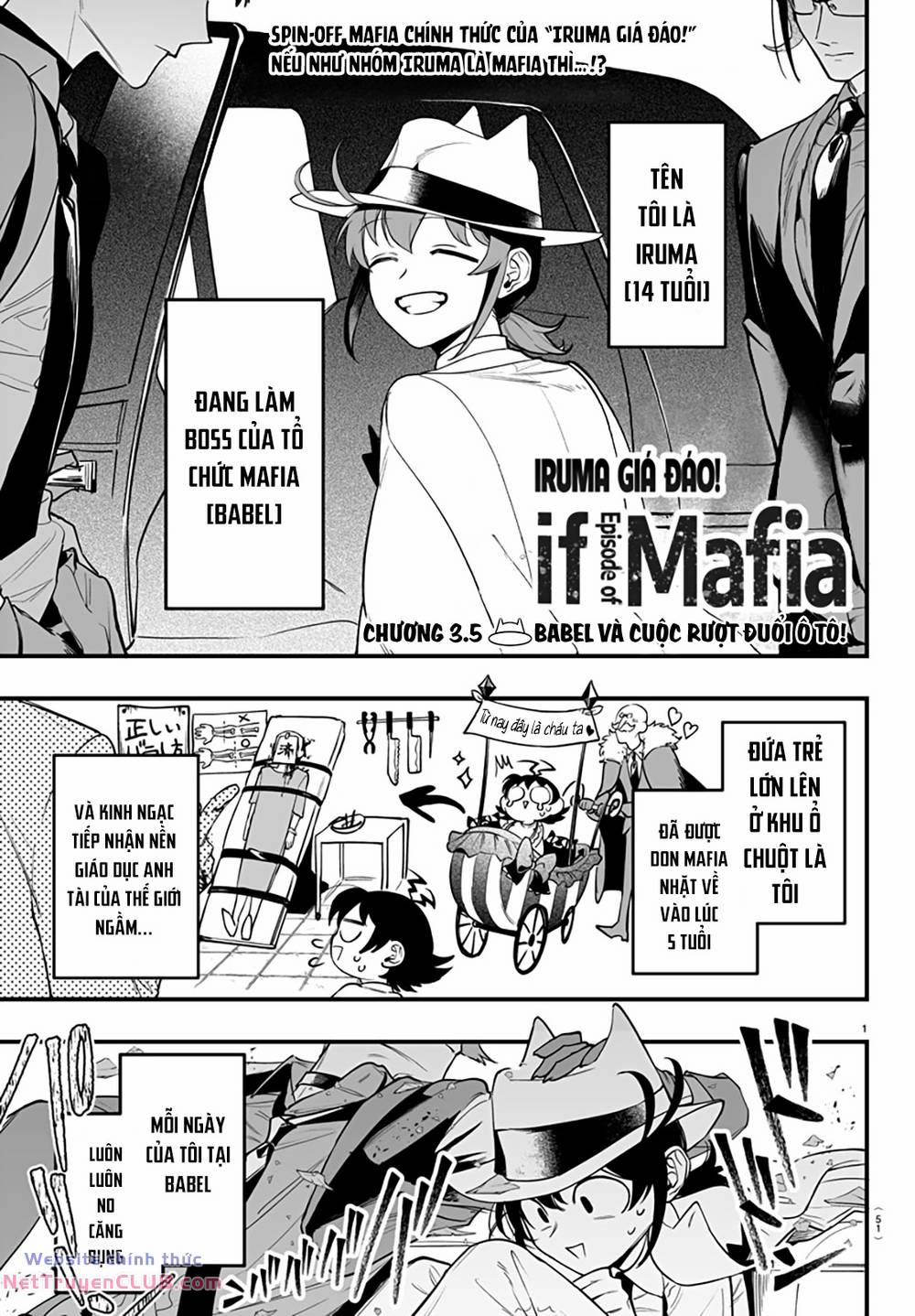Mairimashita! Iruma-Kun: If Episode Of Mafia 3.5 trang 1