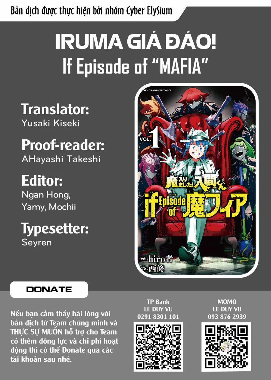 Mairimashita! Iruma-Kun: If Episode Of Mafia 5 trang 0