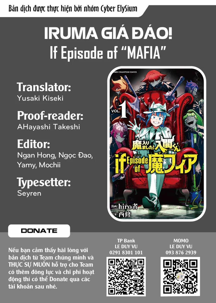 Mairimashita! Iruma-Kun: If Episode Of Mafia 6 trang 0