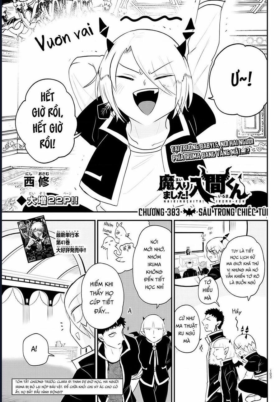 Mairimashita! Iruma-Kun 383 trang 1