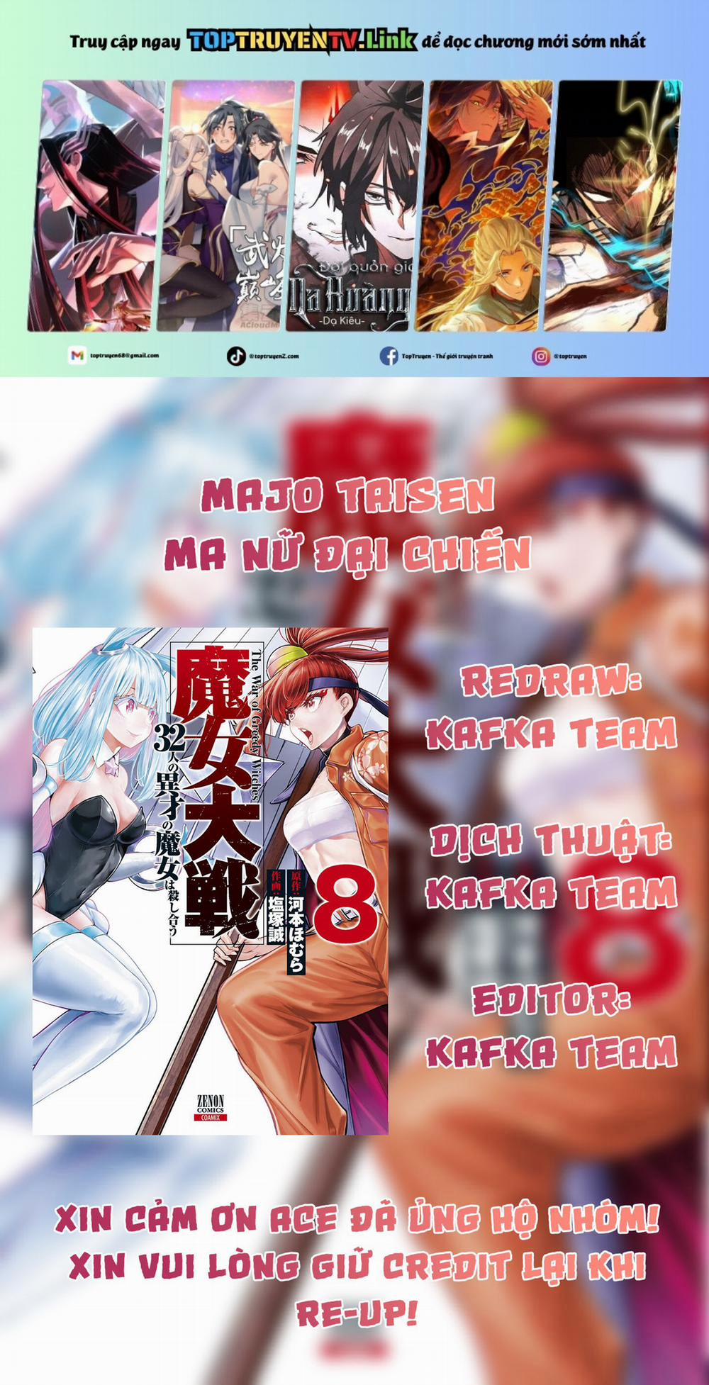Majo Taisen - The War Of Greedy Witches 42 trang 0