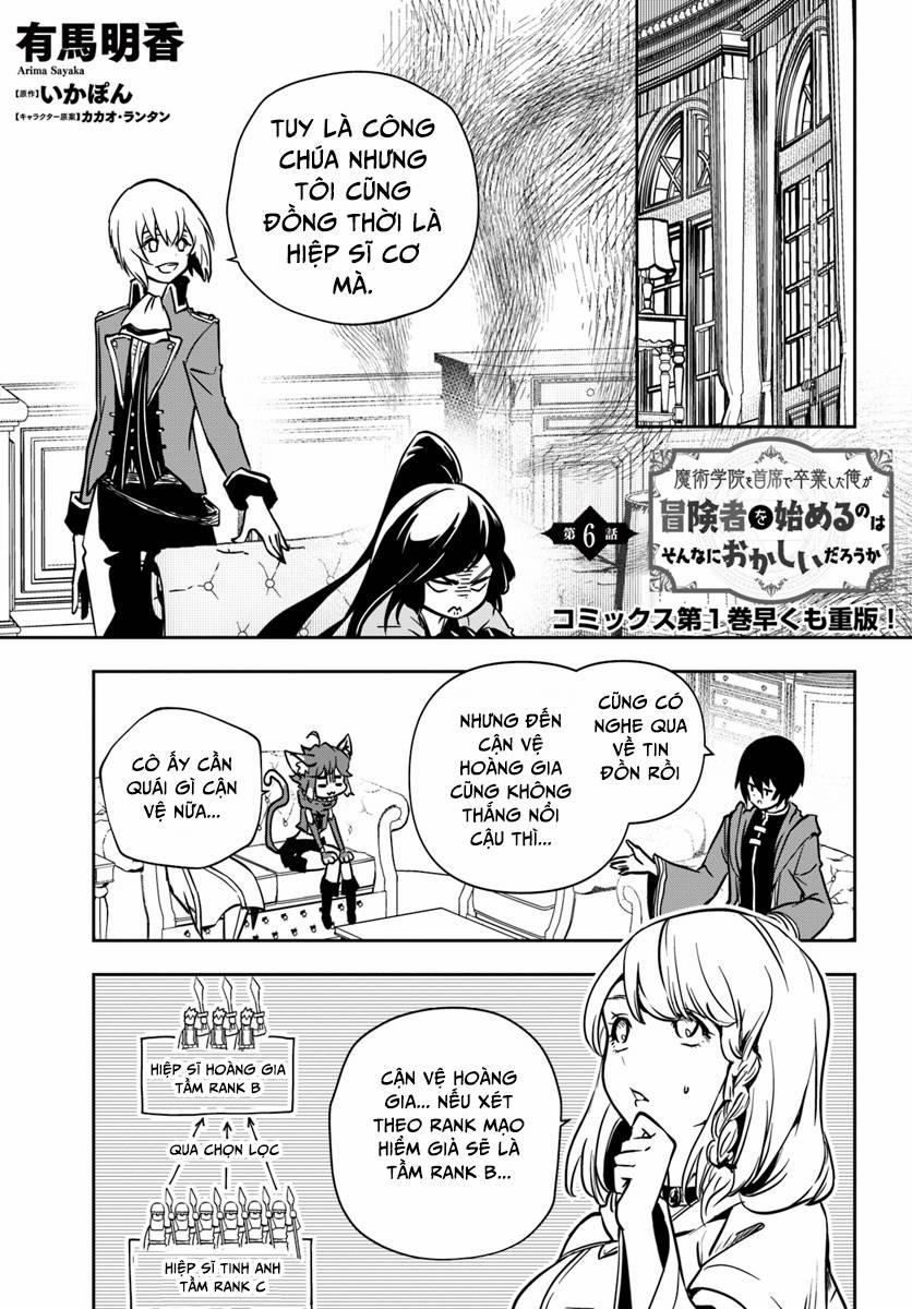Majutsugakuin Wo Shuseki De Sotsugyou Shita Ore Ga Boukensha Wo Hajimeru No Wa Sonna Ni Okashii Daro 6 trang 0