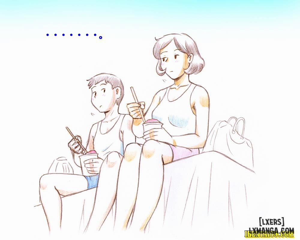 Mama Shotaimu Manatsu No Puru Hen Oneshot trang 54