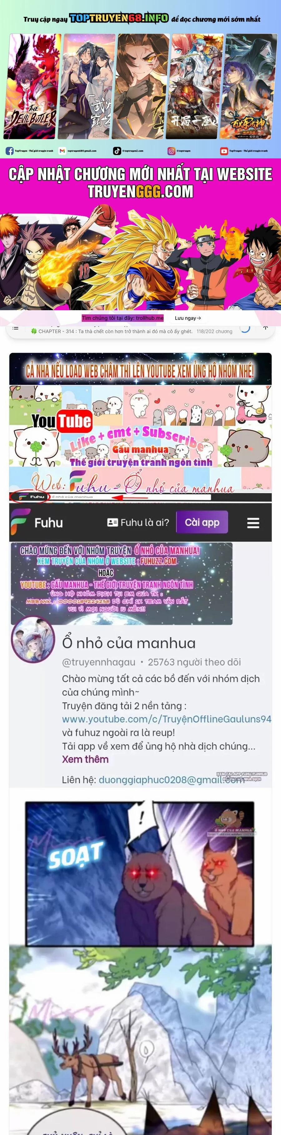 Manh Động Thú Thế 314 trang 0