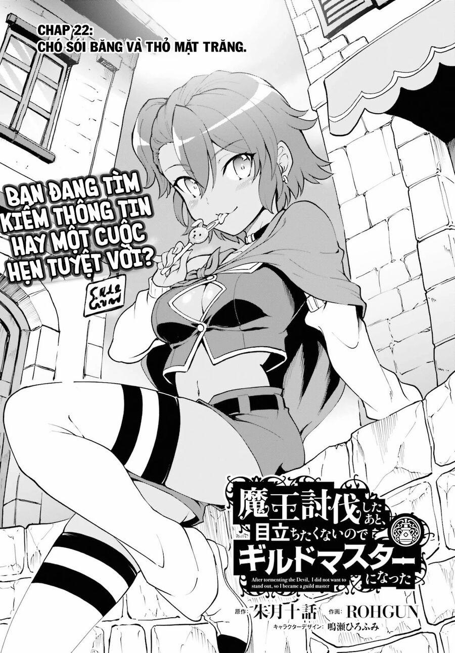 Maou Toubatsu Shita Ato, Medachitakunai Node Guild Master Ni Natta 22 trang 0