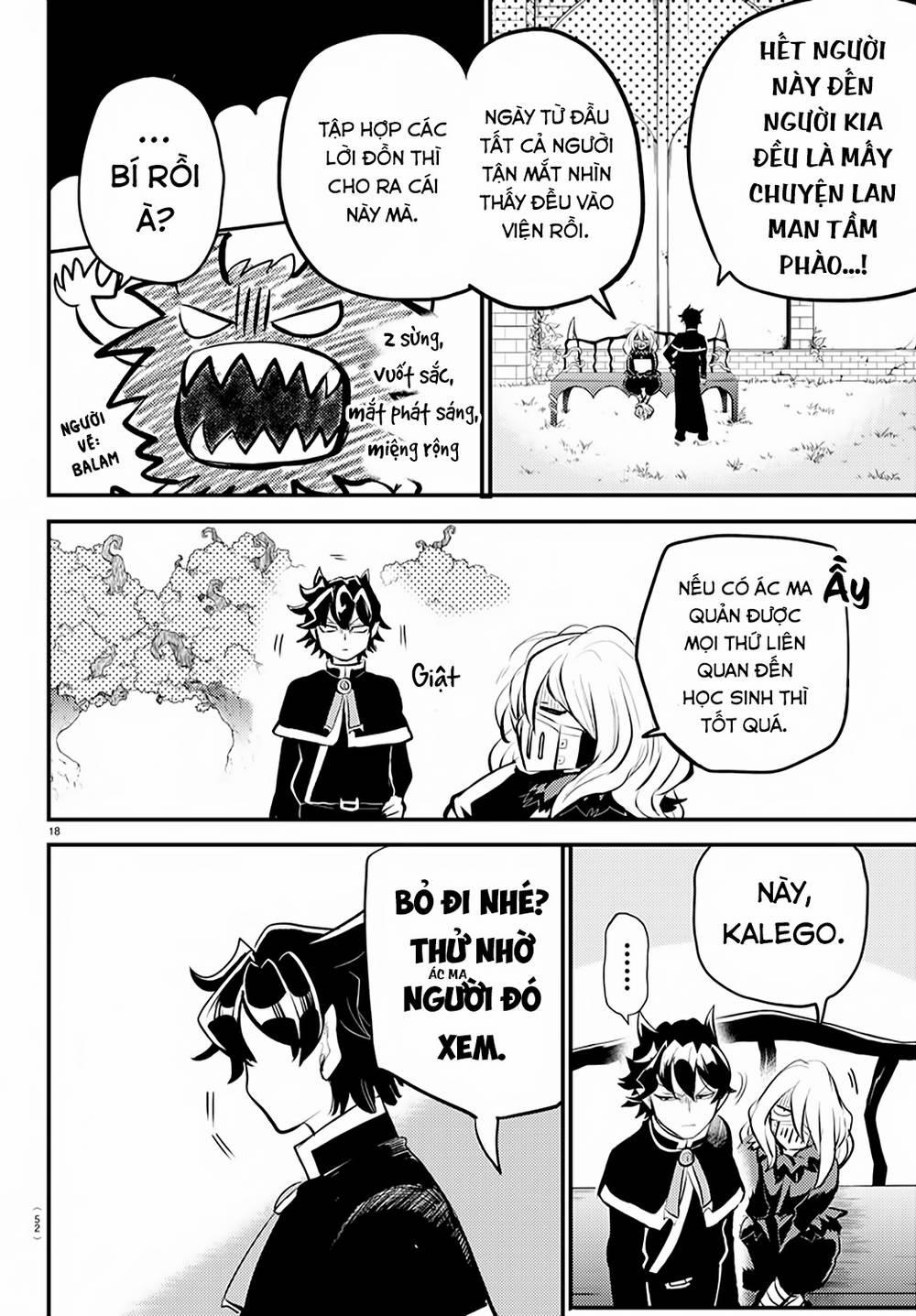 Marimashita! Iruma-Kun: Ngoại Truyện Kalego 1 trang 19