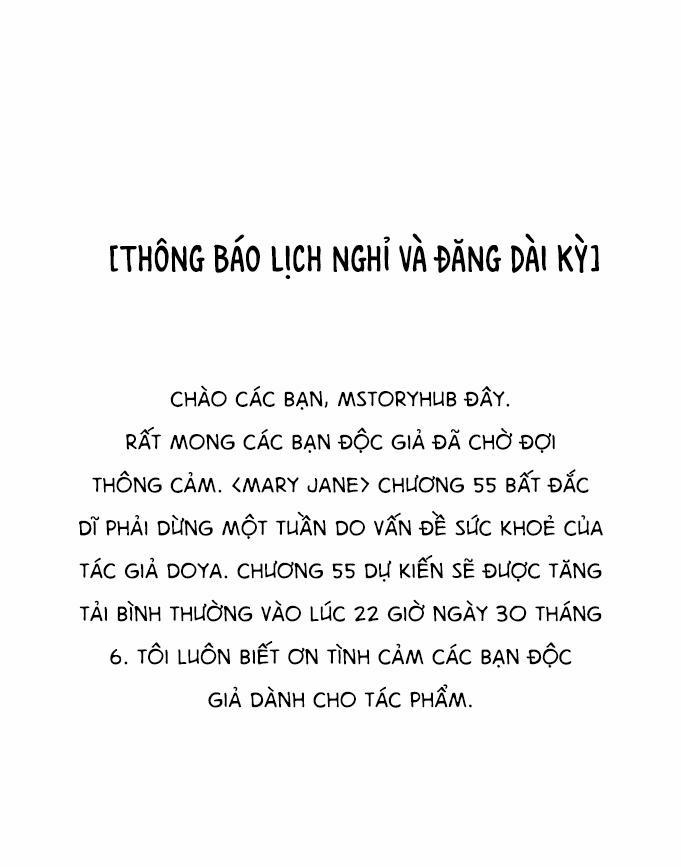 Mary Jane 54.1 Thông báo trang 0