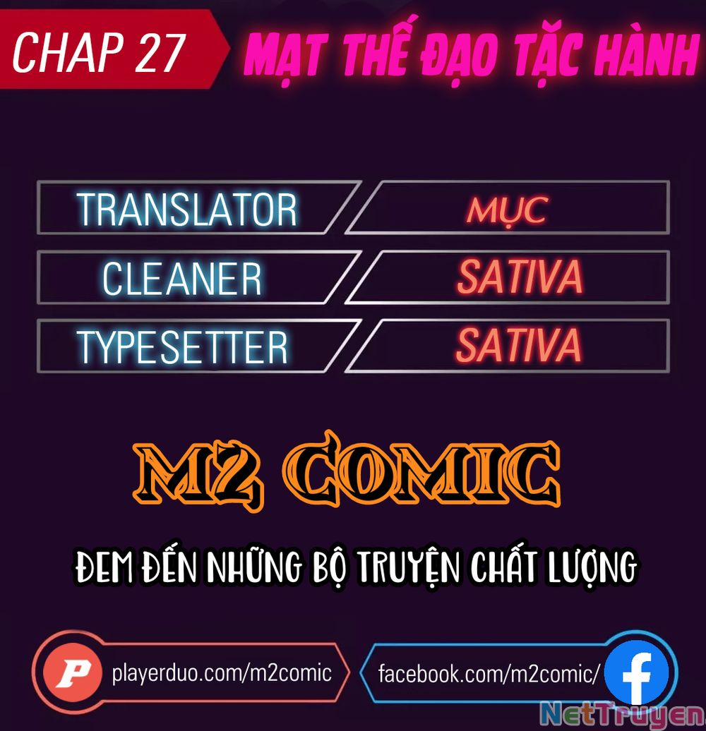 Mạt Thế Đạo Tặc Hành 27 trang 0