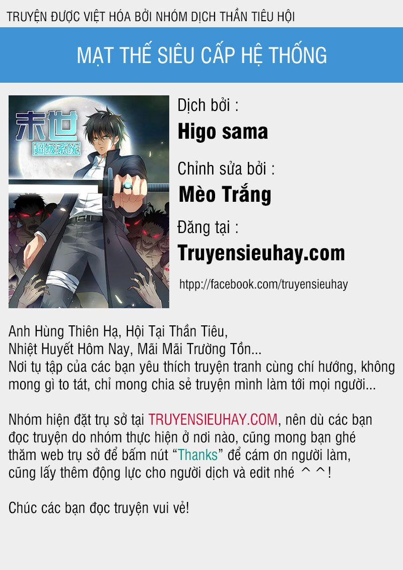 Mạt Thế Siêu Cấp Hệ Thống 19 trang 0