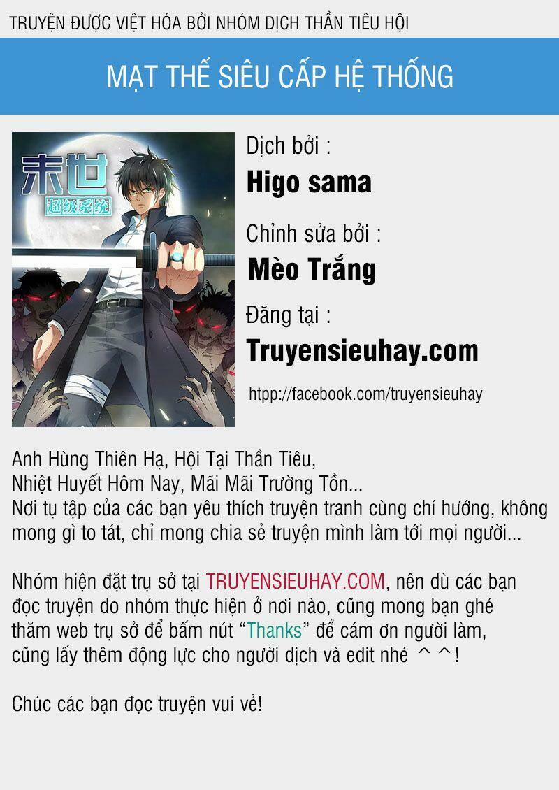 Mạt Thế Siêu Cấp Hệ Thống 23 trang 0