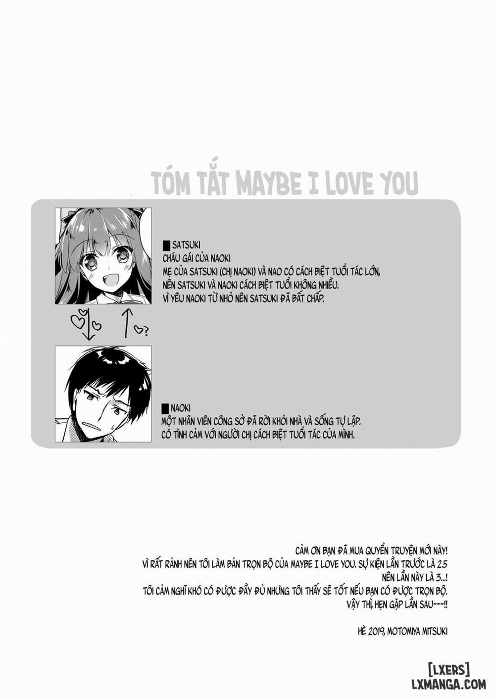 Maybe I Love You 3 trang 1