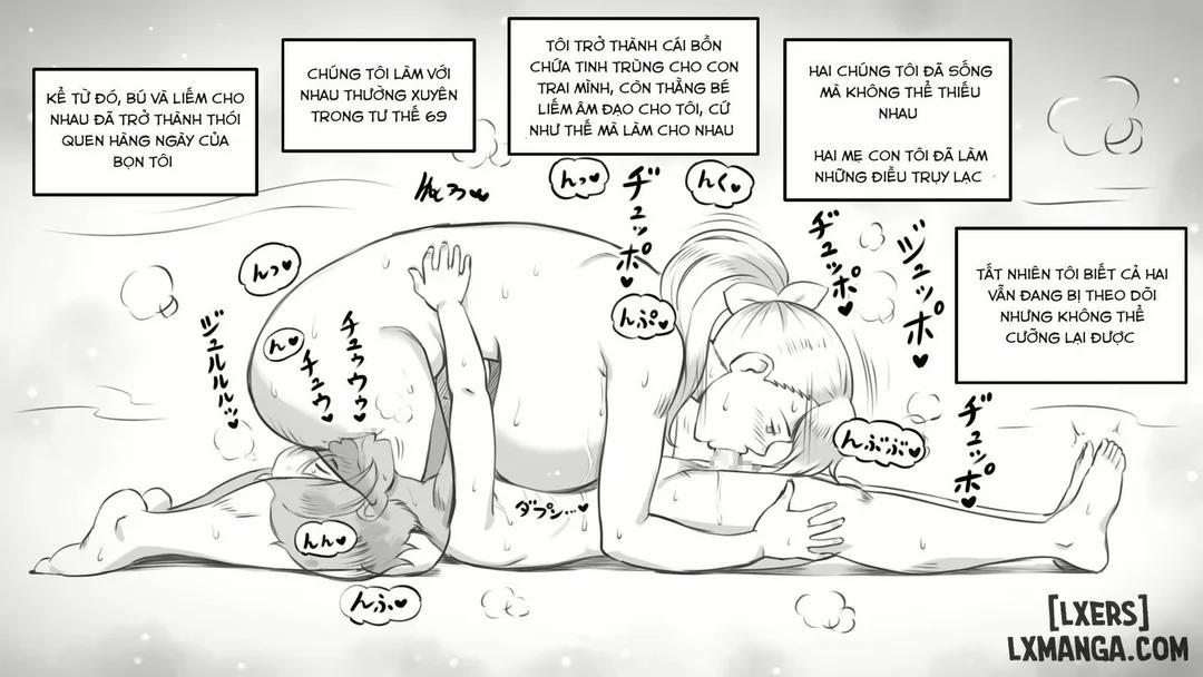 Mẹ con chịch nhau thì mới được rời khỏi phòng Oneshot trang 44