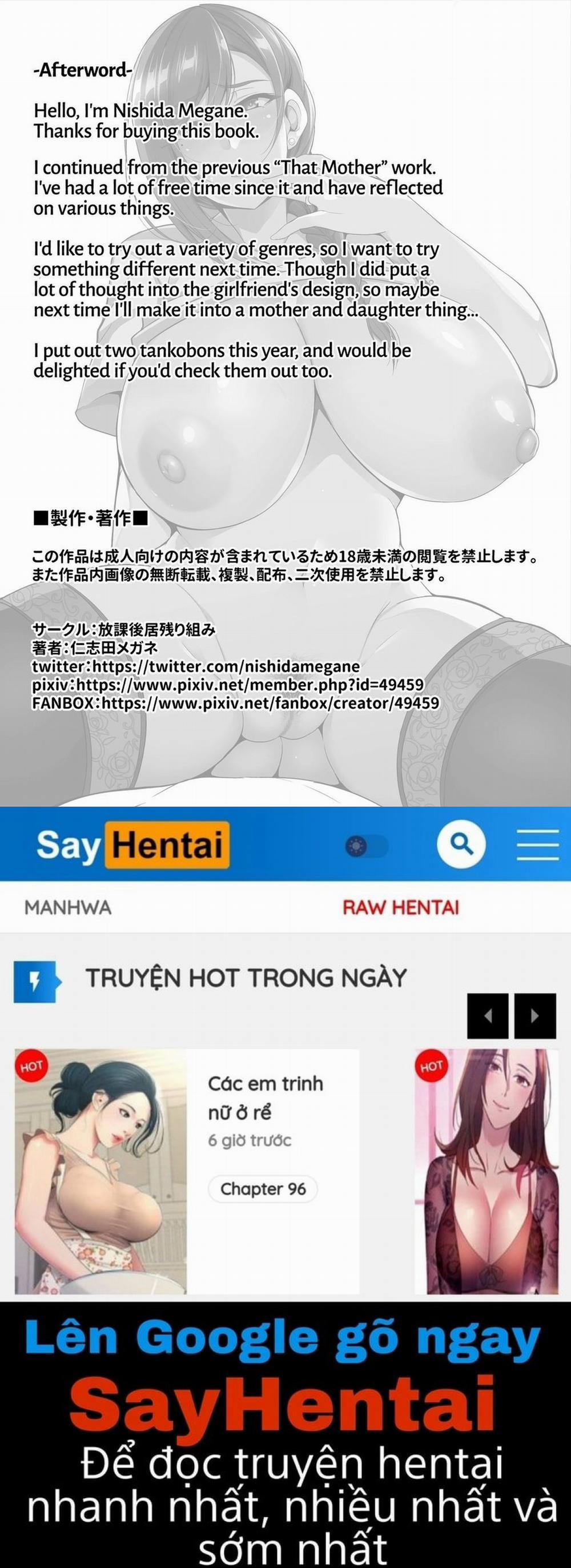 Mẹ Của Bạn Gái Tôi Thật Dâm Dục Mẹ Của Bạn Gái Tôi Thật Dâm Dục - Oneshot trang 42