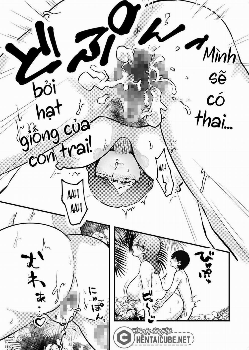 Mẹ Và Con Trai Dạt Vào Hoang Đảo 1 trang 26