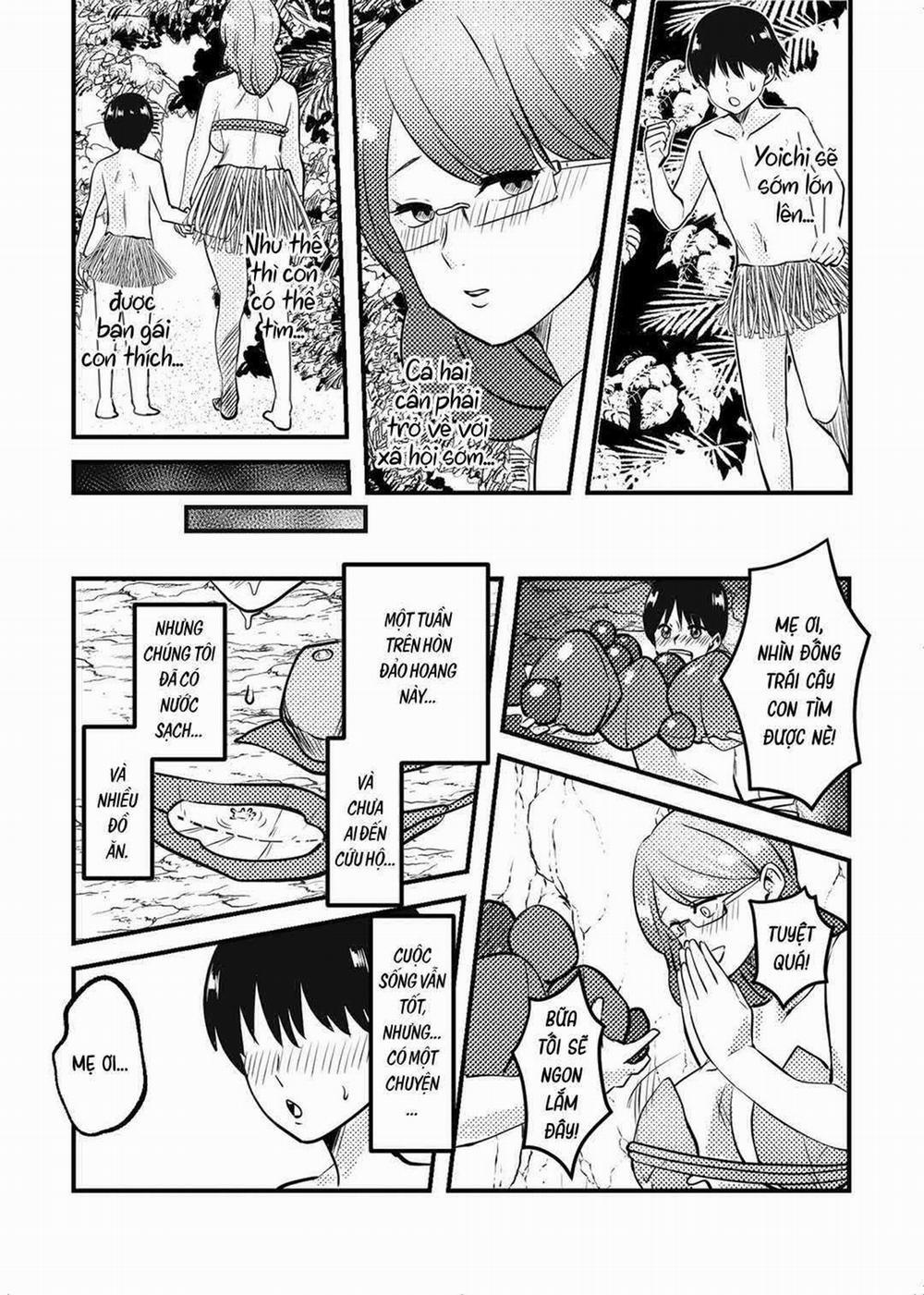 Mẹ Và Con Trai Dạt Vào Hoang Đảo 1 trang 8