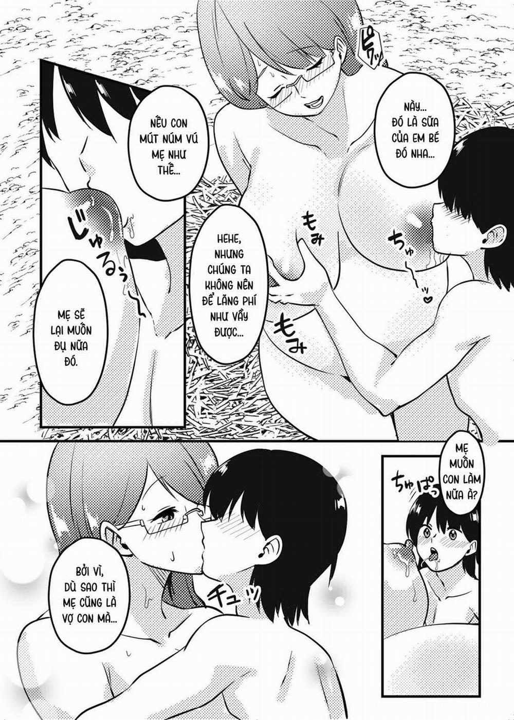 Mẹ Và Con Trai Dạt Vào Hoang Đảo Oneshot trang 32