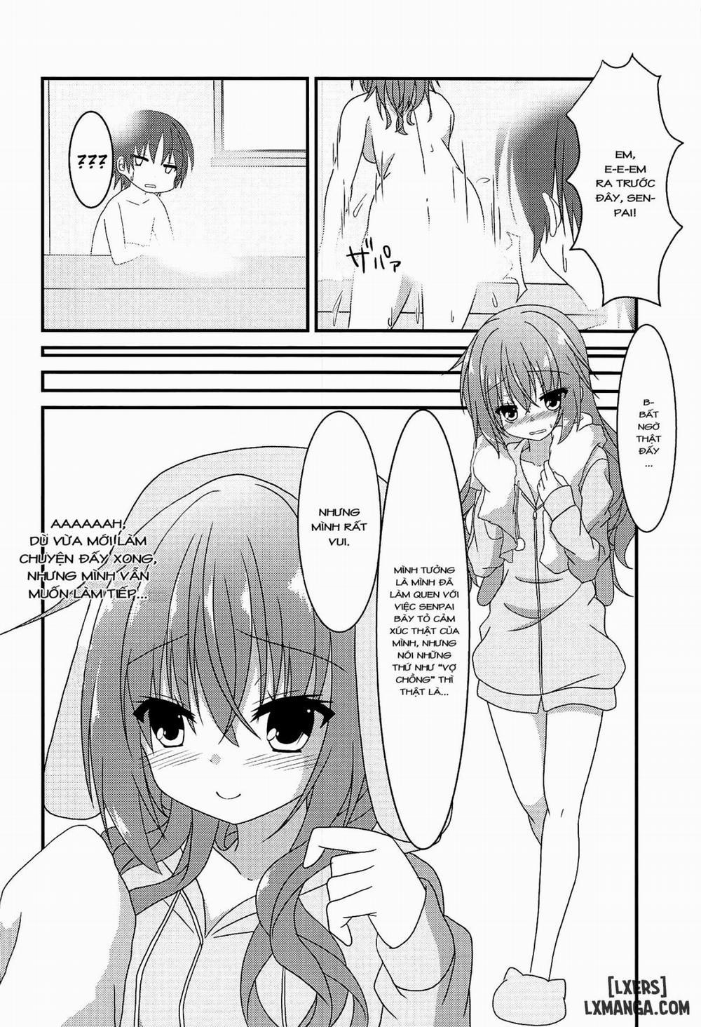 Meguru to Otomari no Renshuu Suru Hon Oneshot trang 14