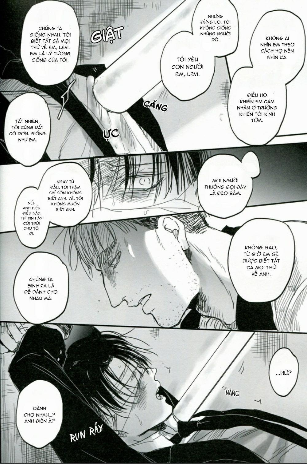 [Melomelow/Hyura] Misshitsu paraiso – Attack on Titan dj 1 trang 9