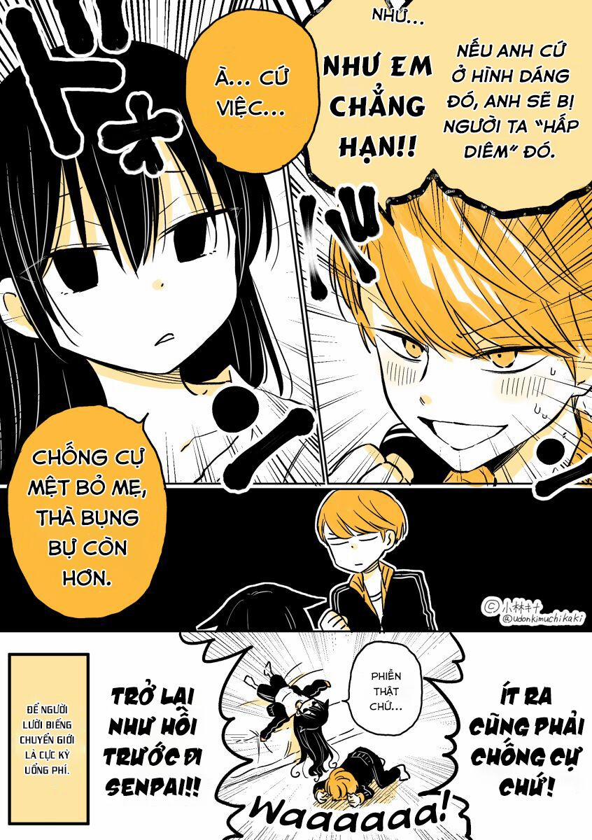 Mendokusagari Danshi Koukousei Ga Asa Okitara Onnanoko Ni Natteita Hanashi 1 trang 4