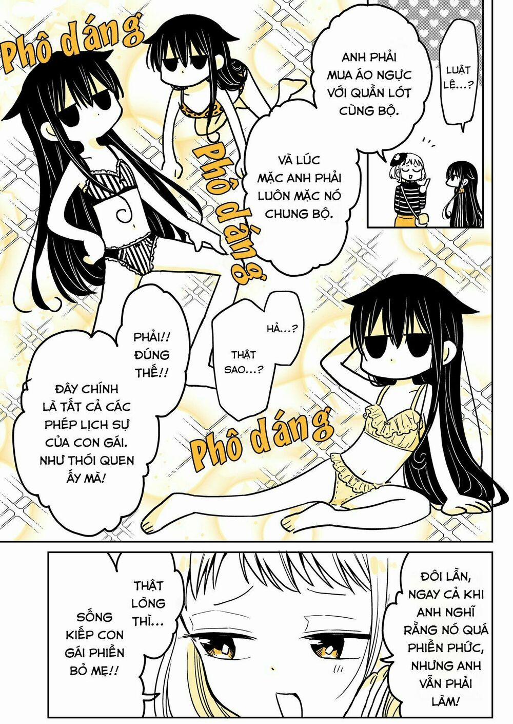 Mendokusagari Danshi Koukousei Ga Asa Okitara Onnanoko Ni Natteita Hanashi 10.6 trang 4