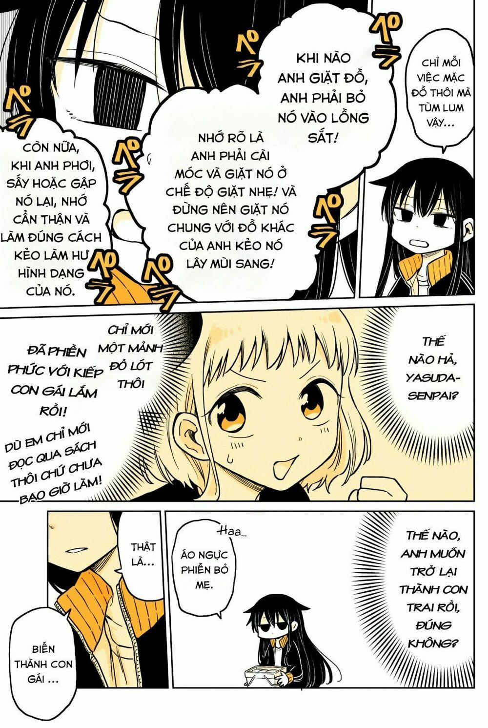 Mendokusagari Danshi Koukousei Ga Asa Okitara Onnanoko Ni Natteita Hanashi 10.6 trang 7