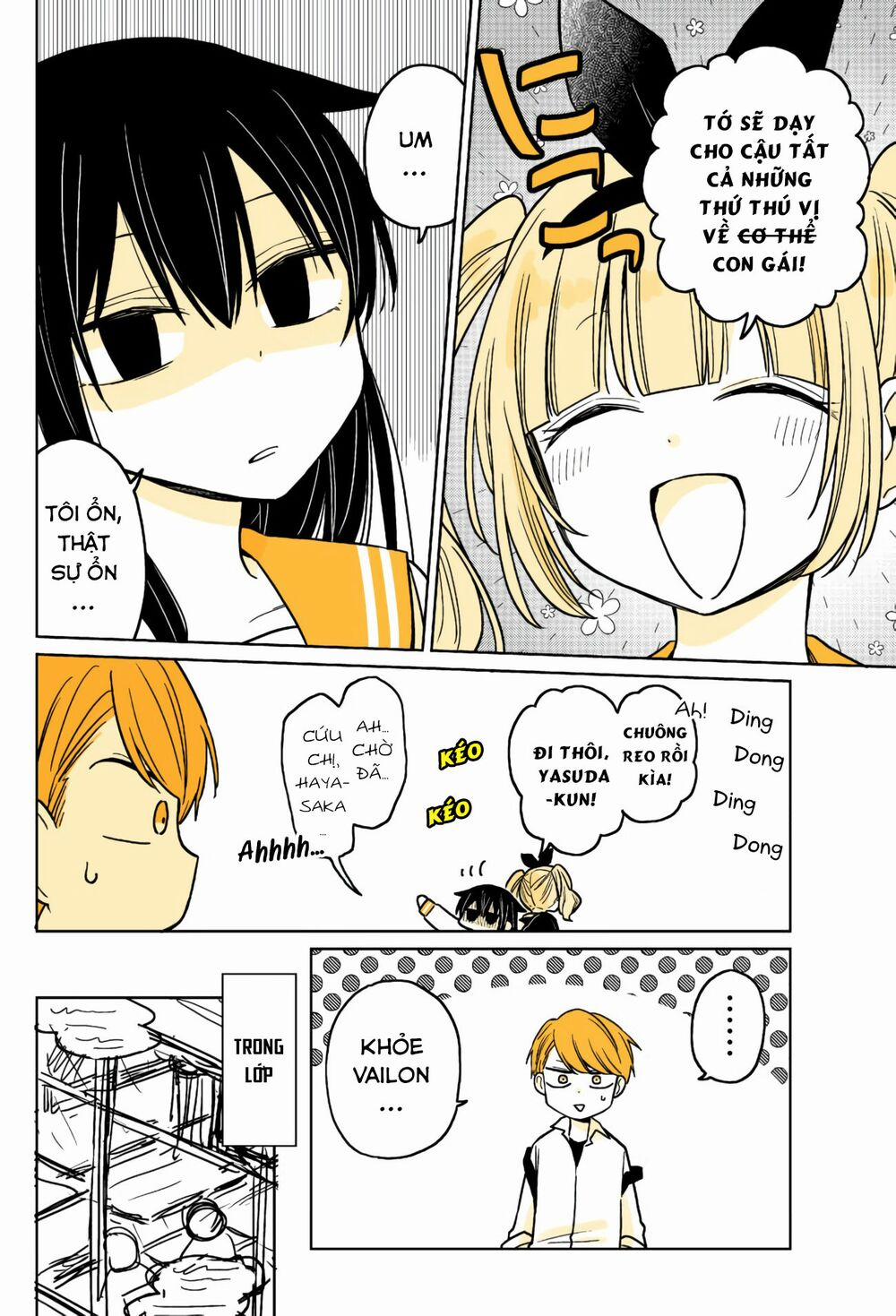 Mendokusagari Danshi Koukousei Ga Asa Okitara Onnanoko Ni Natteita Hanashi 12 trang 4