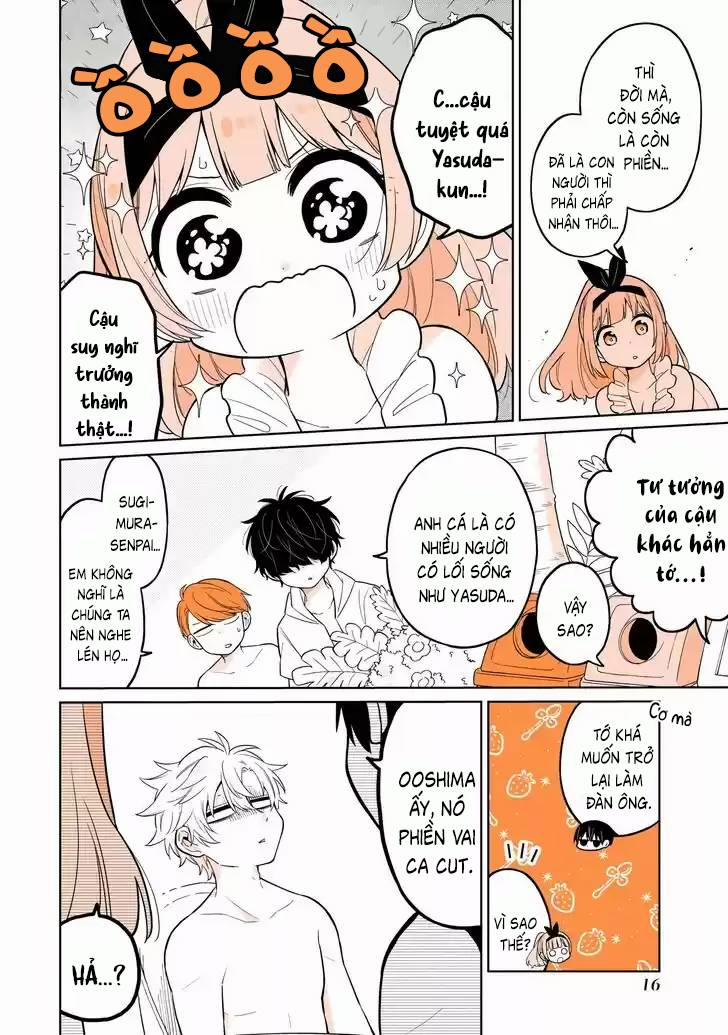 Mendokusagari Danshi Koukousei Ga Asa Okitara Onnanoko Ni Natteita Hanashi 16 trang 18