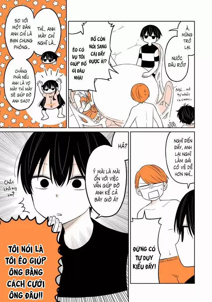 Mendokusagari Danshi Koukousei Ga Asa Okitara Onnanoko Ni Natteita Hanashi 16 trang 21