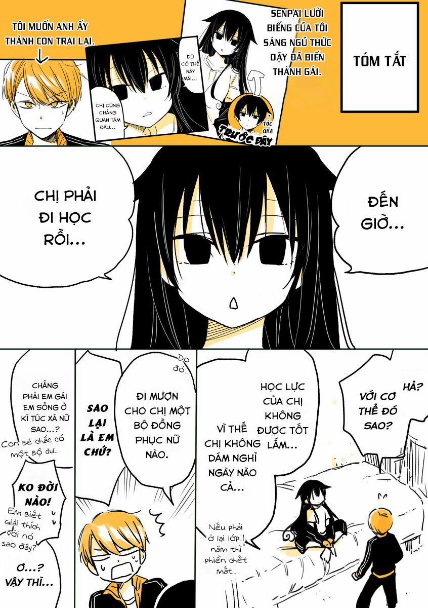 Mendokusagari Danshi Koukousei Ga Asa Okitara Onnanoko Ni Natteita Hanashi 2 trang 1