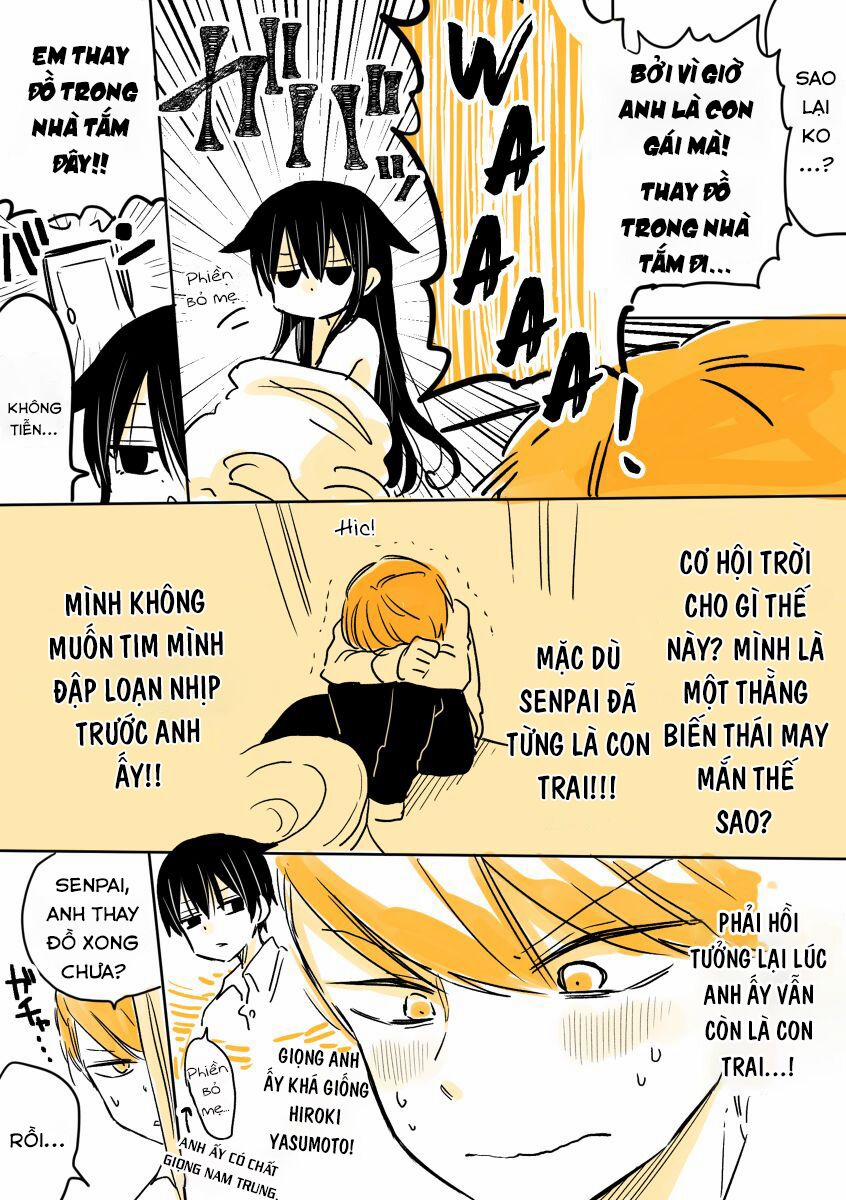 Mendokusagari Danshi Koukousei Ga Asa Okitara Onnanoko Ni Natteita Hanashi 2 trang 3