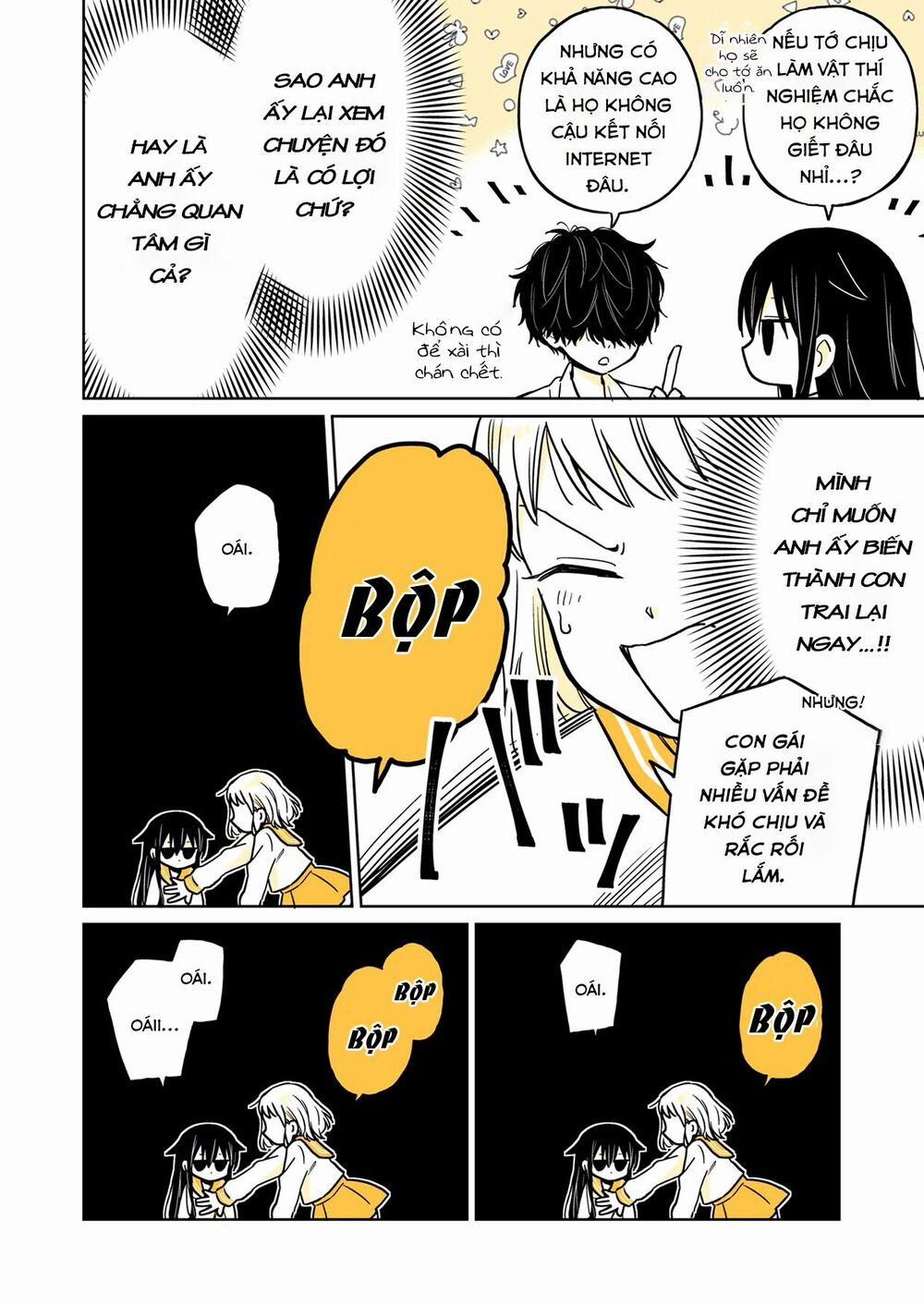 Mendokusagari Danshi Koukousei Ga Asa Okitara Onnanoko Ni Natteita Hanashi 9 trang 4