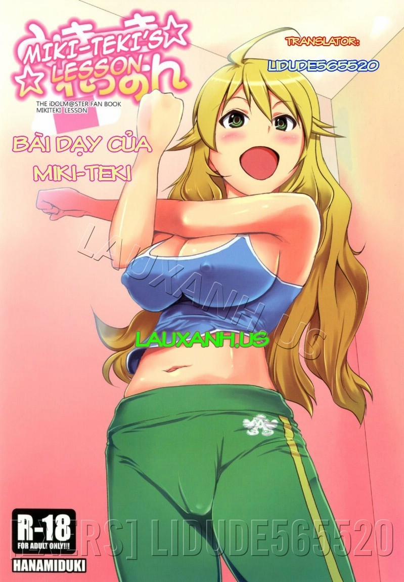 Miki-teki Lesson (The Idolmaster) Oneshot trang 0