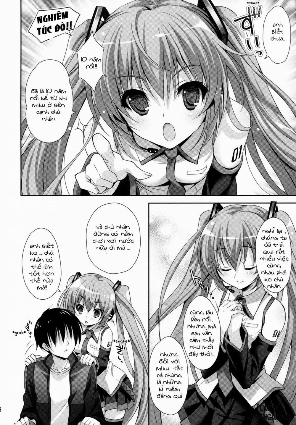 Miku-San Ga 10 Shuunen Oneshot trang 4