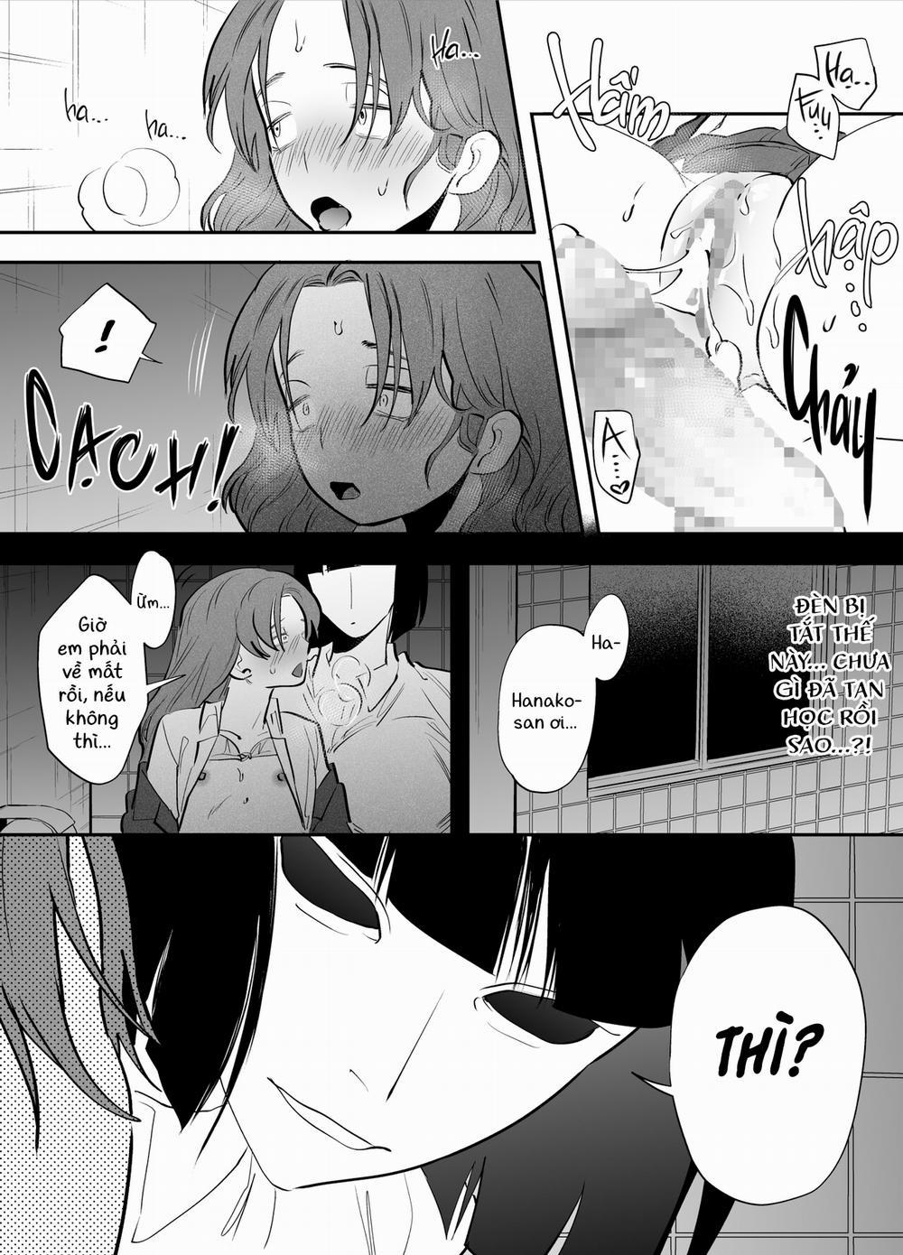 Mình, WC, và futanari Hanako-san Sợ wa sợ wa trang 16
